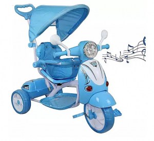 Scooter Cochecito triciclo Vespa con pedales
