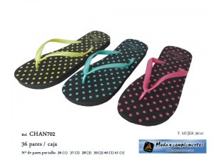 Chanclas topos beleza 1.95€ par