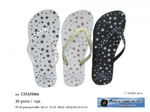 Chancla estrellas 2.19€ par