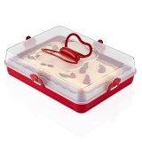 Herzberg Cúpula para tartas de mayordomo de fiesta Rojo