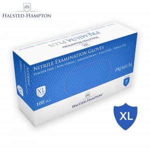 Halsted-Hampton Guantes de examen de nitrilo de primera calidad - 10 cajas(1000 piezas...)