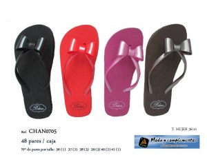 Chanclas lazo variso colores 2.32€