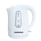 Daewoo SYM-1342: Hervidor Eléctrico Inalámbrico de Plástico sin BPA