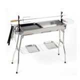Herzberg HG-8112: Barbecue Grill con bolsa de transporte
