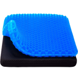 Herzberg HG-03220: Cojín de asiento de gel - Azul