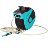 Herzberg HG-8026: Carrete de Manguera de Agua Automático de 15 M con Montaje de Montaje...