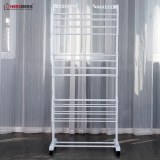 Herzberg HG-8034WHT: Estante Para Ropa en Movimiento - Blanca