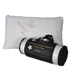 Royalty Comfort HG-5076BM: Almohada de Lujo de Bambú Con Espuma de Memoria Ergonómica...