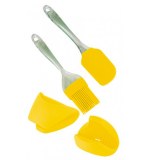 Euro Lady EL-4KHS: Herramientas Para Hornear de 4 Piezas Amarillo