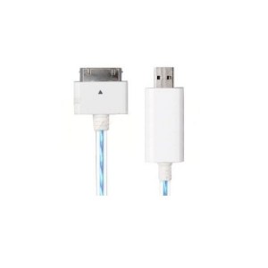 Cargador LED USB para iphone Blanco