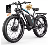 Bicicleta eléctrica para adultos lista para envío con motores dual peak de 5000 W, bate...