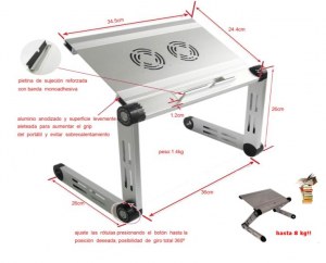 SOPORTE MULTIFUNCION FLEXIA CON VENTILADOR