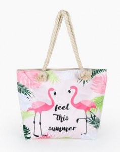 BOLSOS DE PLAYA MODELO FLAMINGO SUMMER