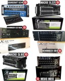 Behringer X32, Midas M32 LIVE, Yamaha MGX, Soundcraft Ui24R, PreSonus StudioLive 32SC...