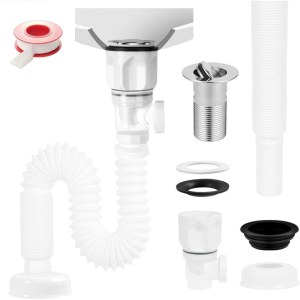 Lote de sifones para lavabo nuevos – 64 unidades disponibles